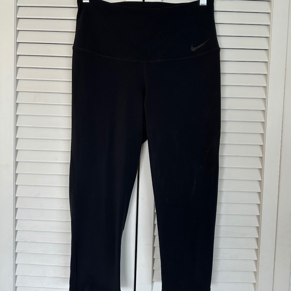 WOMEN'S DRI-FIT BLACK STRETCH LEGGINGS, SIZE: MEDIUM